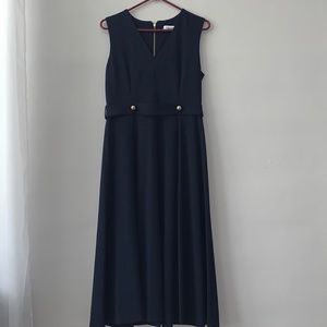 Calvin Klein Navy Business Casual Dress